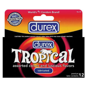 Durex Tropical Color & Scents Condoms  - Box of 12