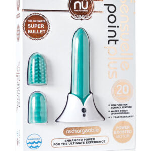 Nu Sensuelle Point Plus Rechargeable Bullet - Tiffany Blue