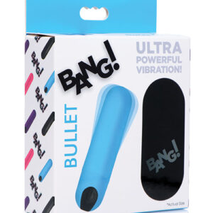 Bang! Vibrating Bullet w/Remote Control - Blue